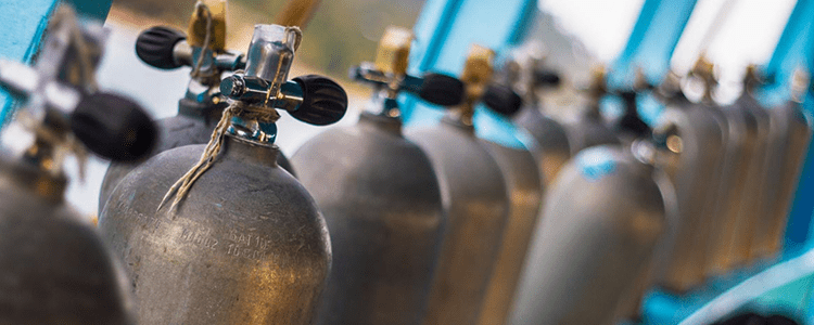 Газовые баллоны в Ожерелье